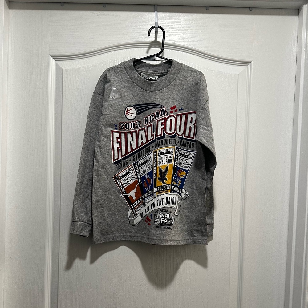 2003 NCAA Final Four Kids Long Sleeve Tee